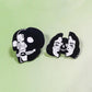 Gothic Skull Face Puzzle Lapel Pin