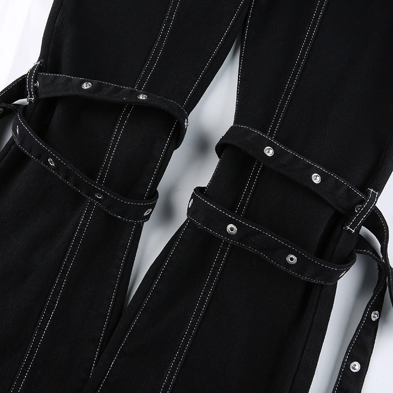 Gothic Emo Alt Cargo Pants Techwear