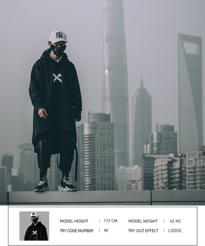 Elevate your streetwear look with our oversized hoodie featuring a Gothic design