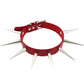 Pink Sexy Punk Black Rivets Choker Collar Leather Necklaces Bondage