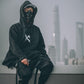 Embrace the dark aesthetic with our oversized Gothic hoodie."