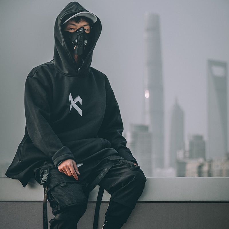 Embrace the dark aesthetic with our oversized Gothic hoodie."