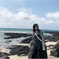 Gothic Japan style Stripe Cotton Hoodie for Women