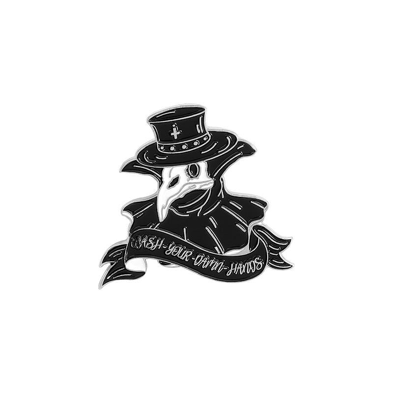 Gothic Brooches for Black Death Fashion