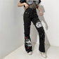 Gothic Emo Alt Cargo Pants Techwear