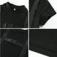 Gothic Korean Style Buckle Women Turtleneck Sleeve T Shirt - Exude Confidence with this Edgy Top