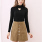 Gothic Love Heart Hollow Out Shirt