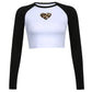 Gothic Heart Embroidery Crop Top