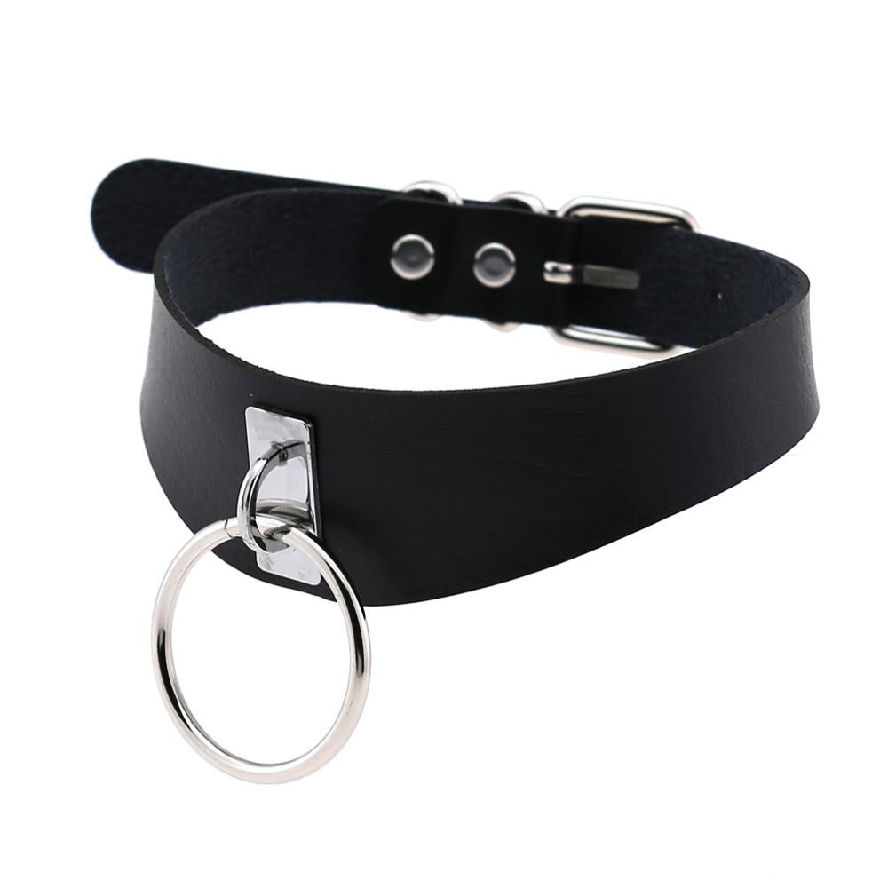 Leather Gothic choker