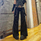 Gothic Emo Alt Cargo Pants Techwear