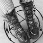 Gothic Mid Calf Boots for Women