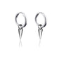 Gothic Chain Hoop Earrings with Multiple Pendant Designs