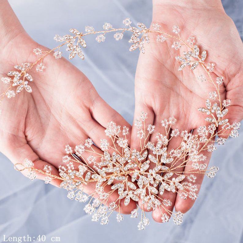 Luxurious Wedding Flower Headband
