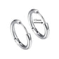 Gothic Chain Hoop Earrings with Multiple Pendant Designs