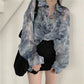 Harajuku Gothic Top with Embroidery