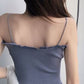 Gothic Y2K Cross Halter Knitted Camis Crop Top