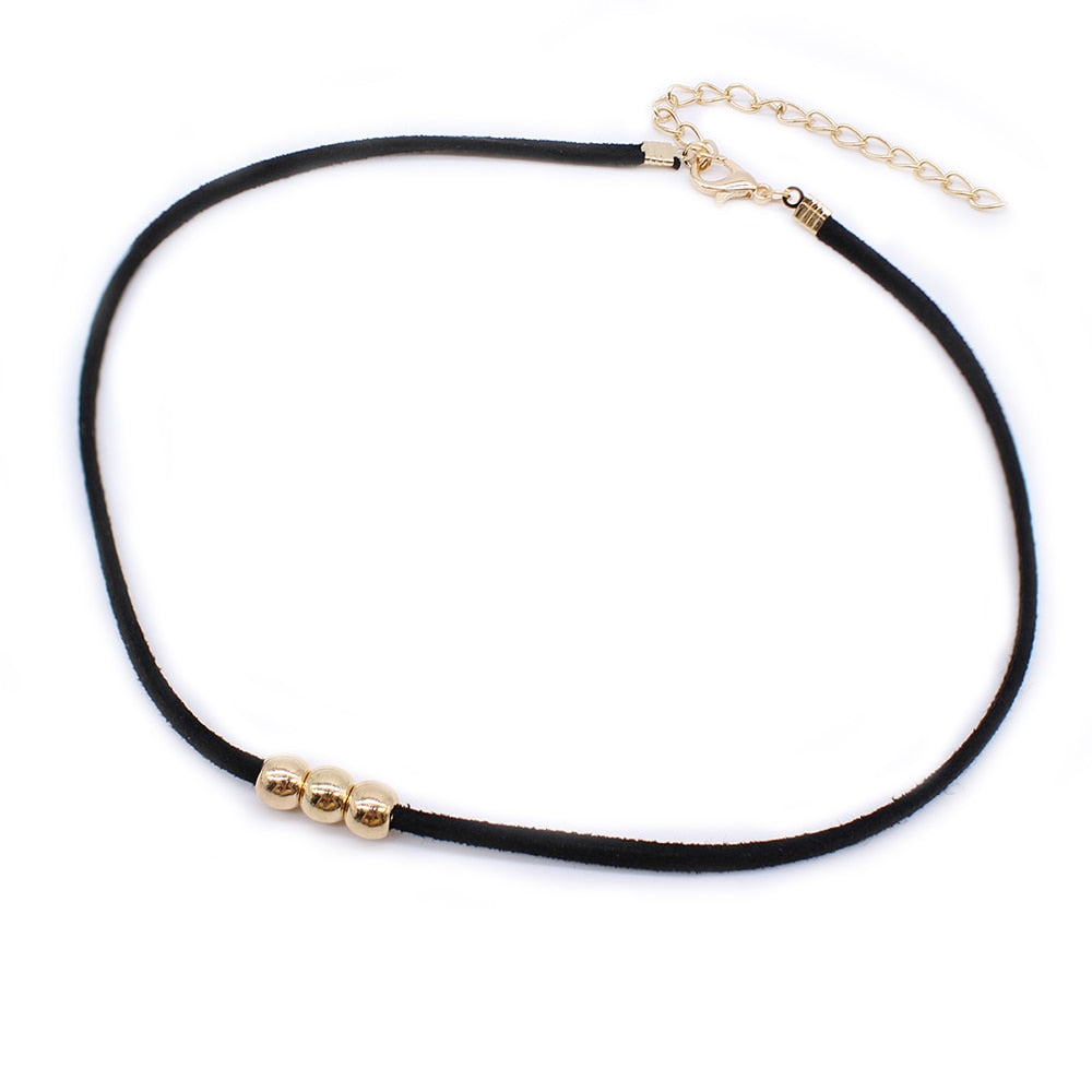 Gothic Style Black Rope Chain Choker