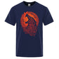 Gothic Norse Mythology Vikings Fenrir Wolf T Shirt