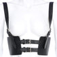 Gothic PU Leather Buckle Corset