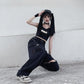 Gothic Techwear Emo Cargo Pants