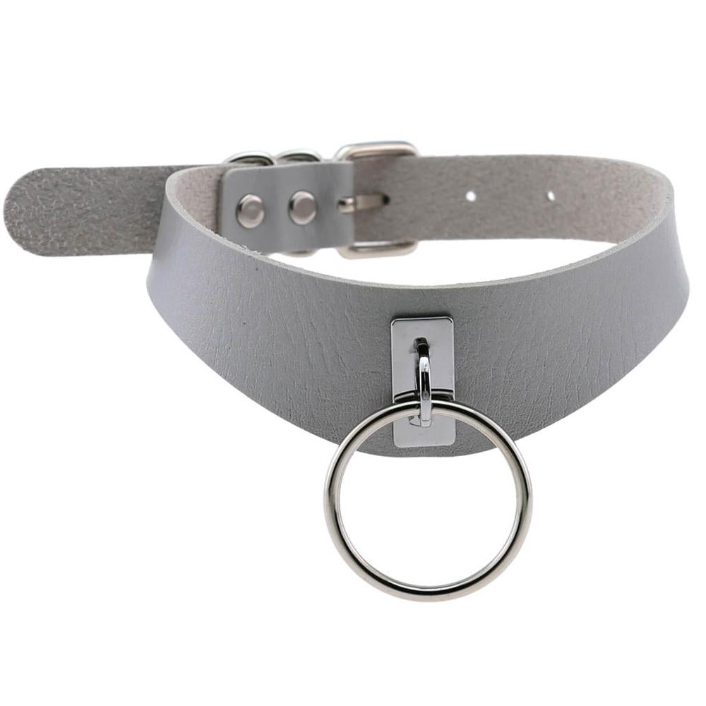 Leather Gothic choker
