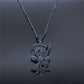 Gothic Sickle Rose Necklace