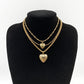 Punk Stainless Steel Padlock Necklaces