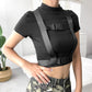 Gothic Double Buckle T-shirt
