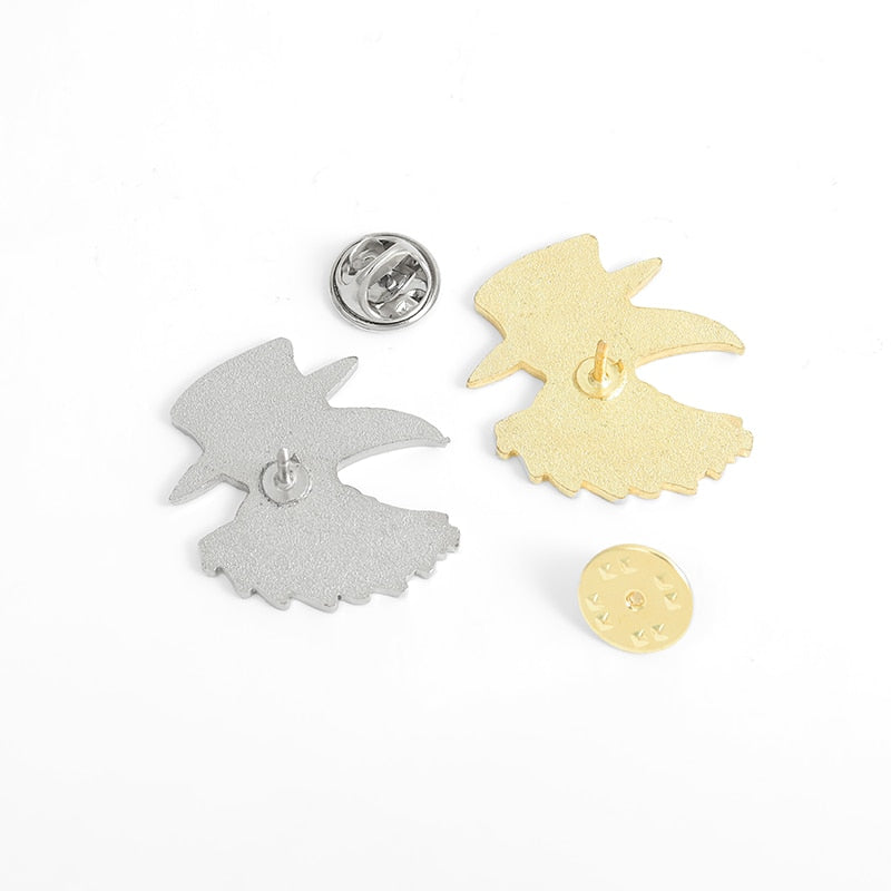 Gothic Brooches for Black Death Fashion