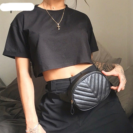 Gothic Casual Loose Crop Top