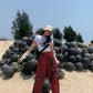 Gothic Punk Cargo Plaid Pants
