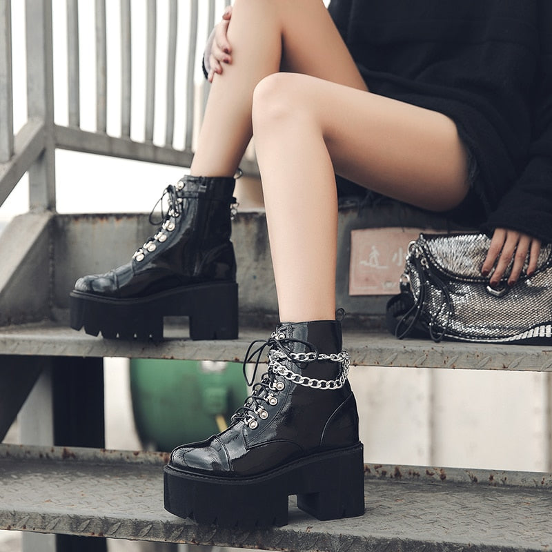 Gothic Ankle Boots