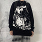 Gothic anime Oversized Sweater