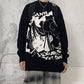 Gothic anime Oversized Sweater