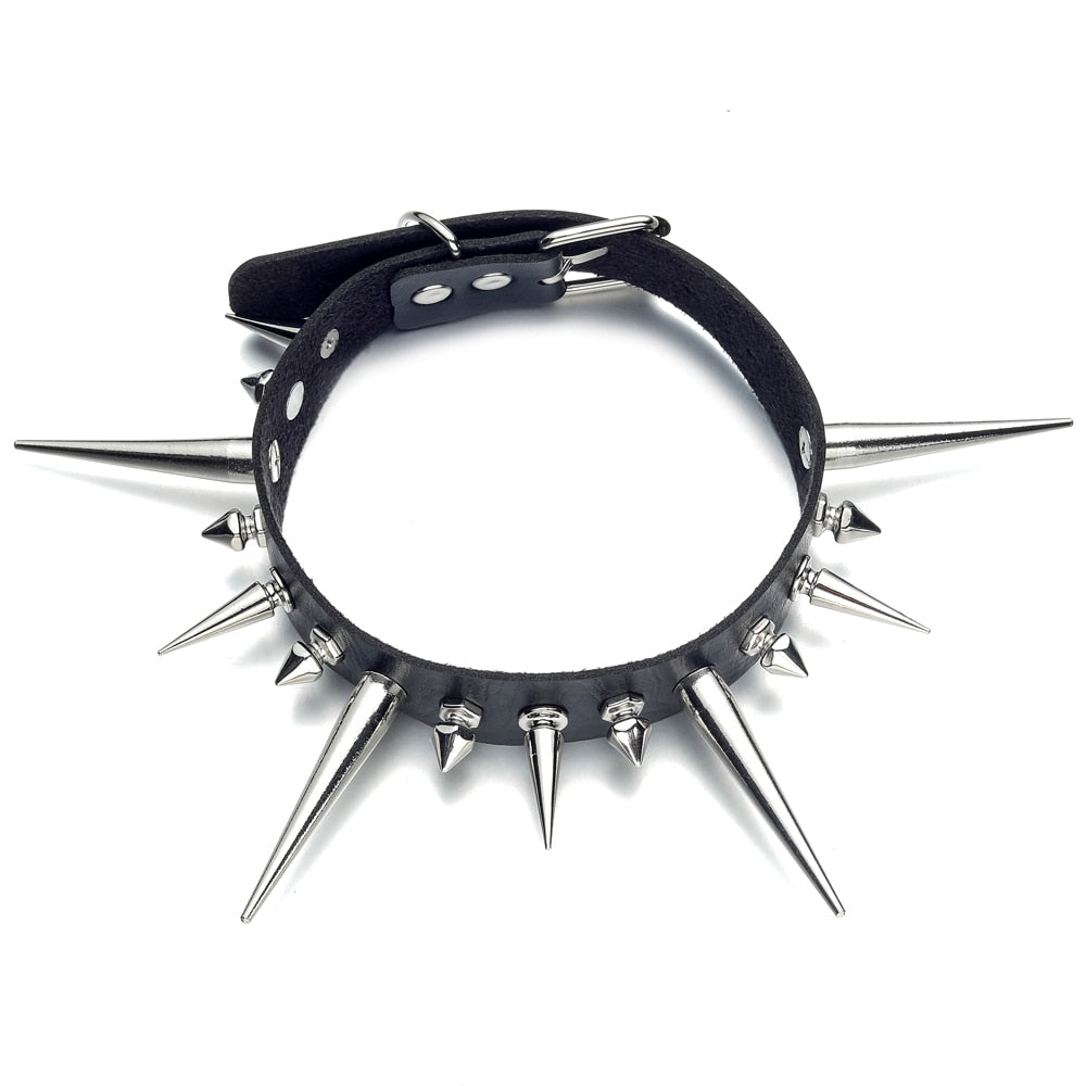 Gothic Long Spike Choker