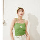 Vintage Knitted Crop Top