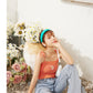 Vintage Knitted Crop Top