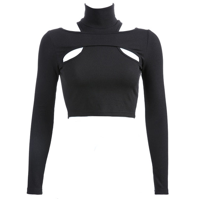Gothic Patchwork Black T-Shirt