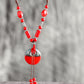 Gothic Ceramic Beads Long Chains