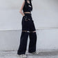 Gothic Techwear Emo Cargo Pants