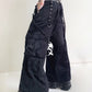 Gothic Bandage Wide Leg Pants