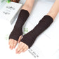 Soft Long Fingerless Gloves