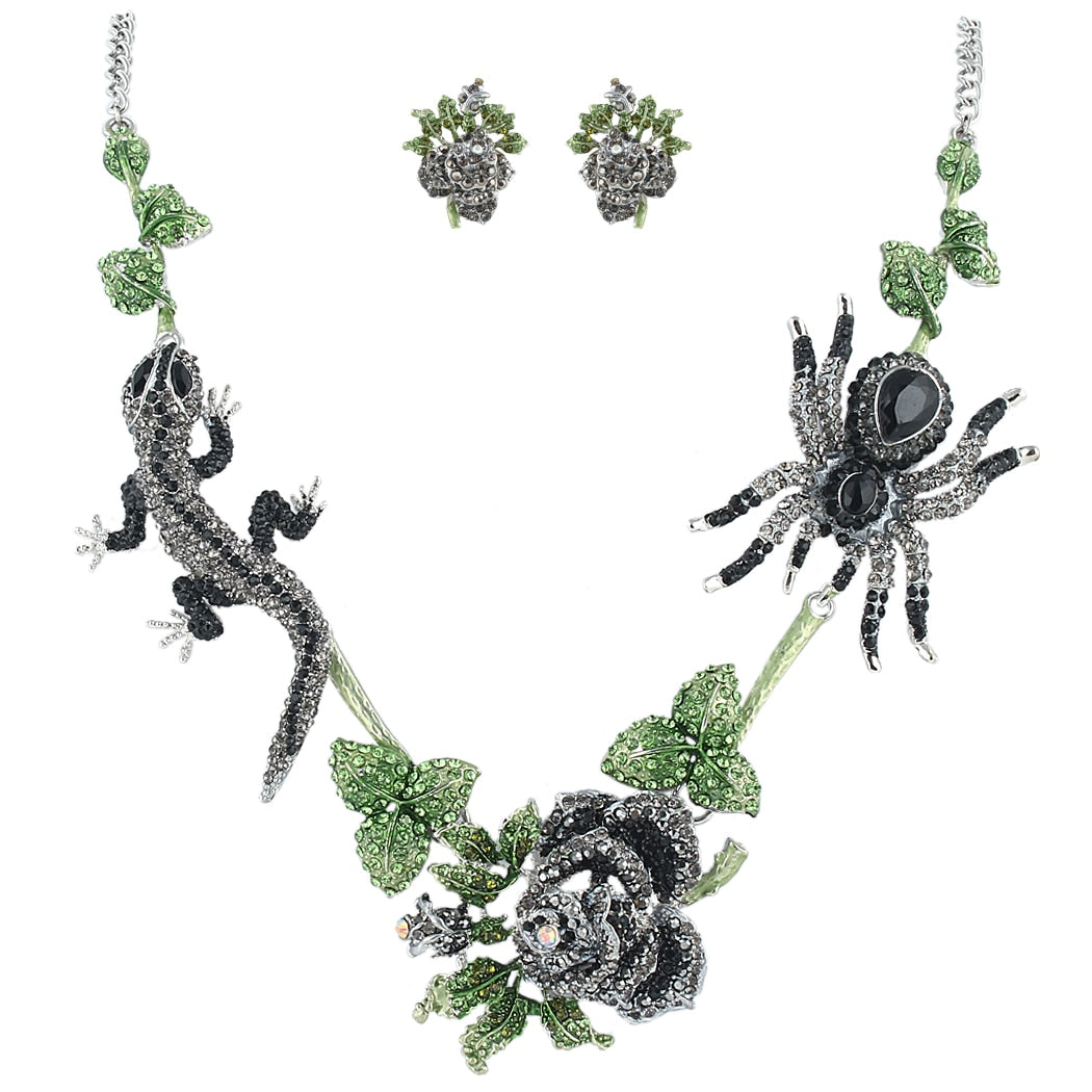 Gothic Spider Necklace