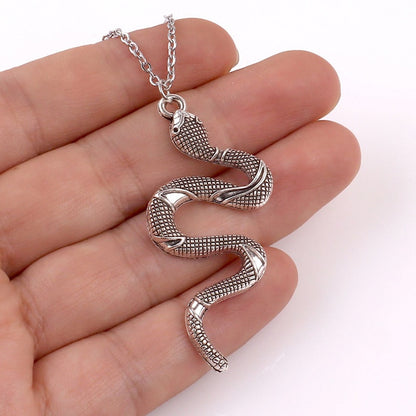 Gothic Chain Necklace with Sharp Pendant Designs