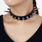 Gothica-Clothing Punk Long Spike Choker Leather Collar