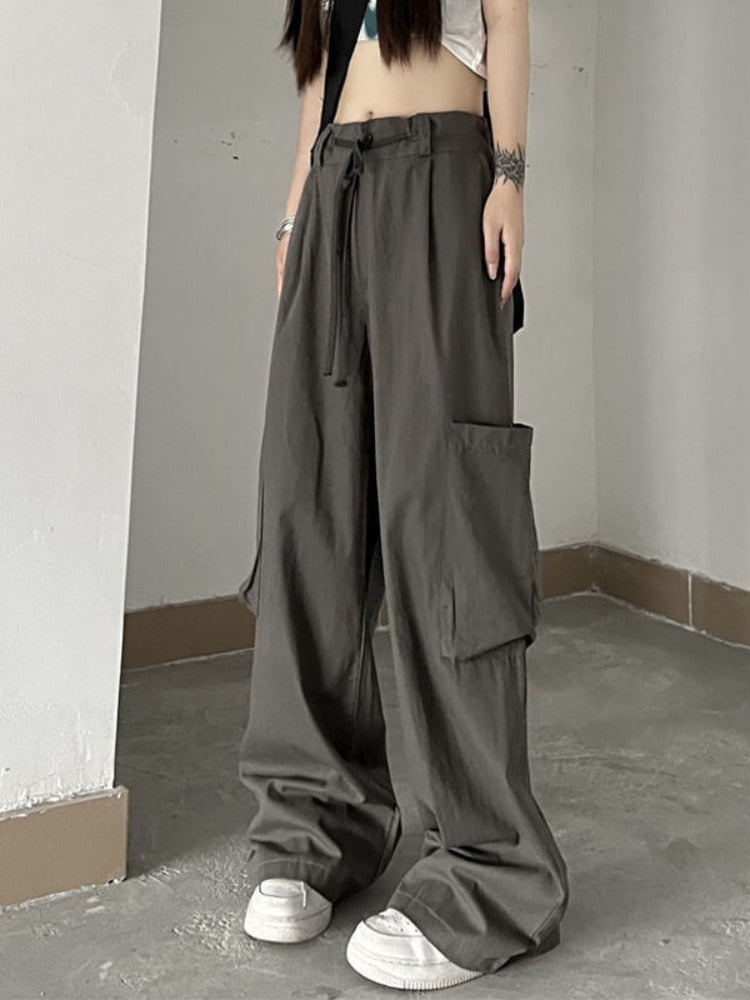 Gothic Punk Parachute Pants