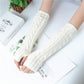 Soft Long Fingerless Gloves
