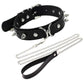 Gothic Choker Necklace with Spikes, Chains and Pendants