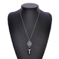 Gothic Chain Necklace with Sharp Pendant Designs