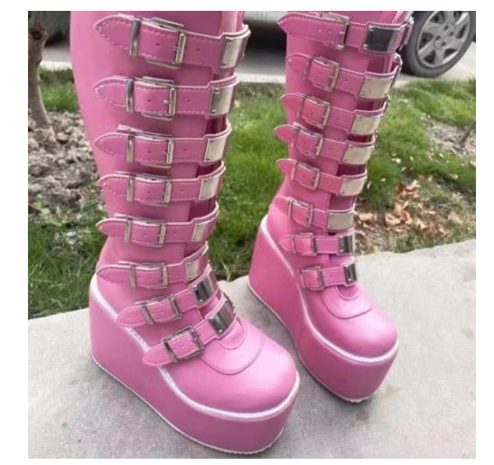 Gothic Brand Design High Heels boots